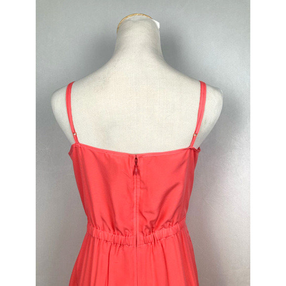 NWT J. Crew Factory Cami Dress Size 12 Coral Pink Sleeveless Mini Preppy - Picture 6 of 9
